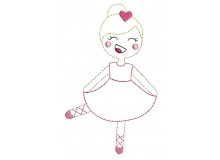 Stickdatei - zARTbesaitet - Ballerina